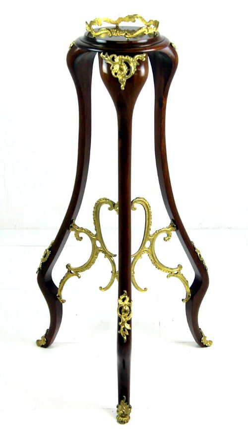 stunning french mahogany ormolu mounted stand