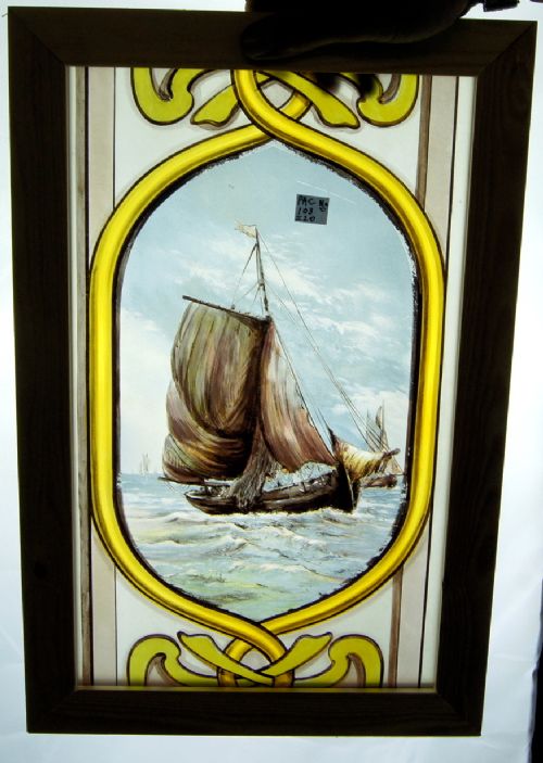 a very crisp victorian ship window