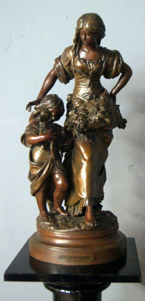 a good french spelter figure