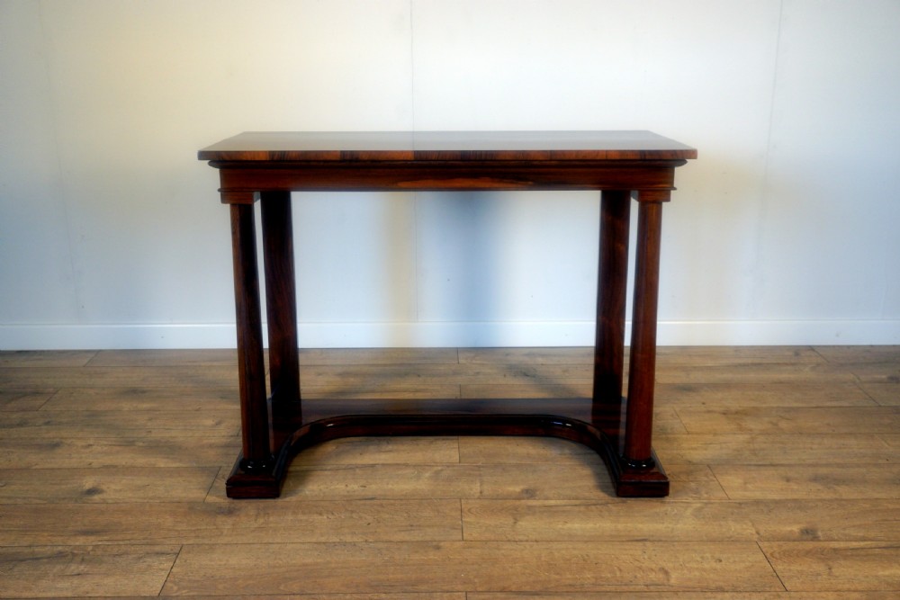 a good regency rosewood console table