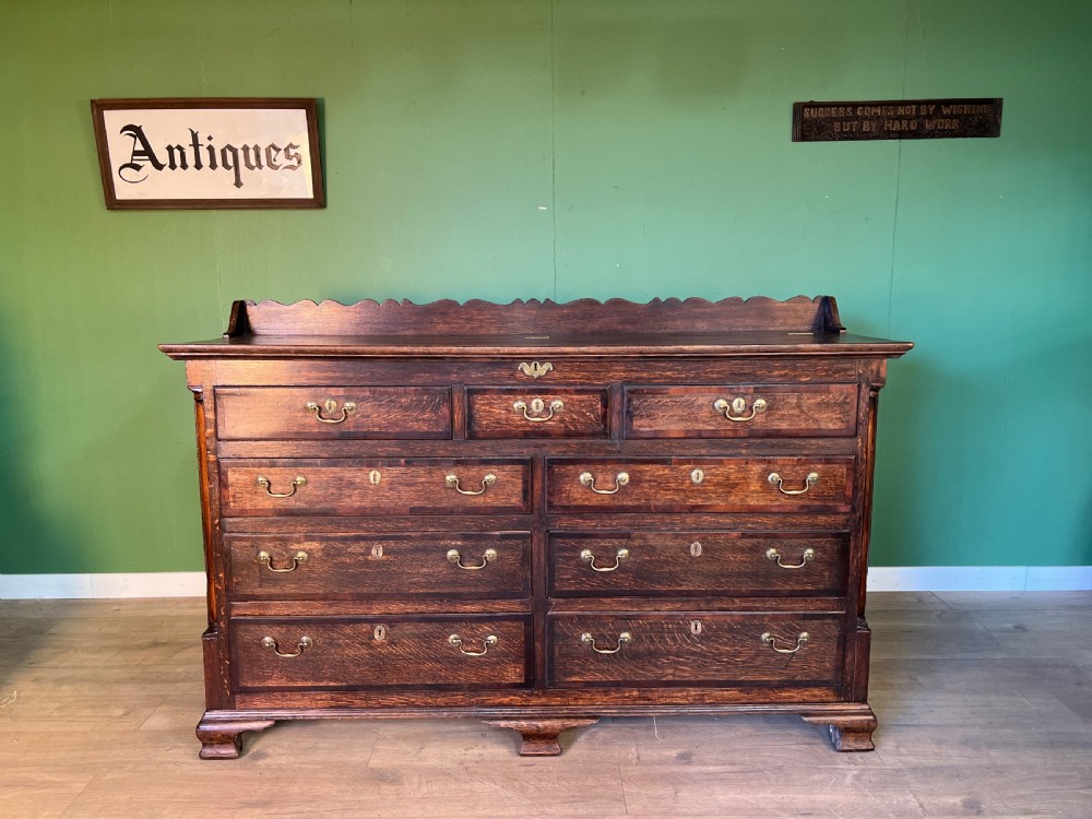 a good honest traditional oak lancashire mule chest