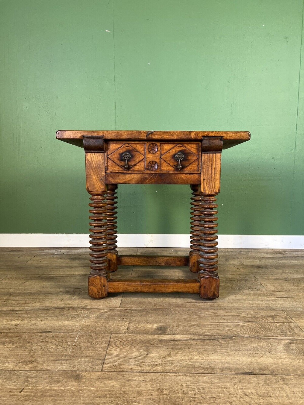 20th century walnut side table