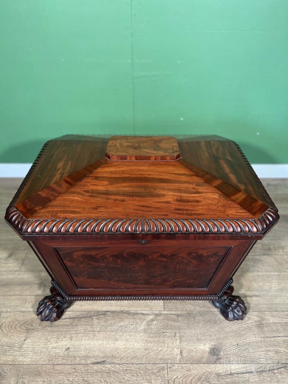 a very impressive and imposing regency mahogany cellarette