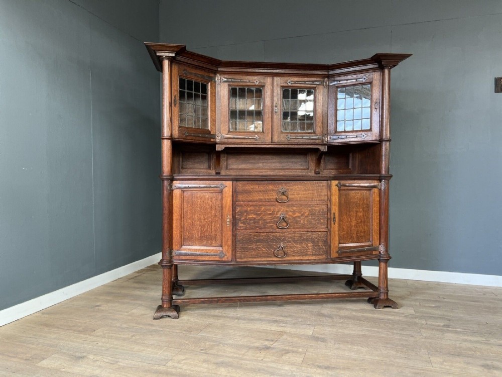 libertys london antique oak sideboard