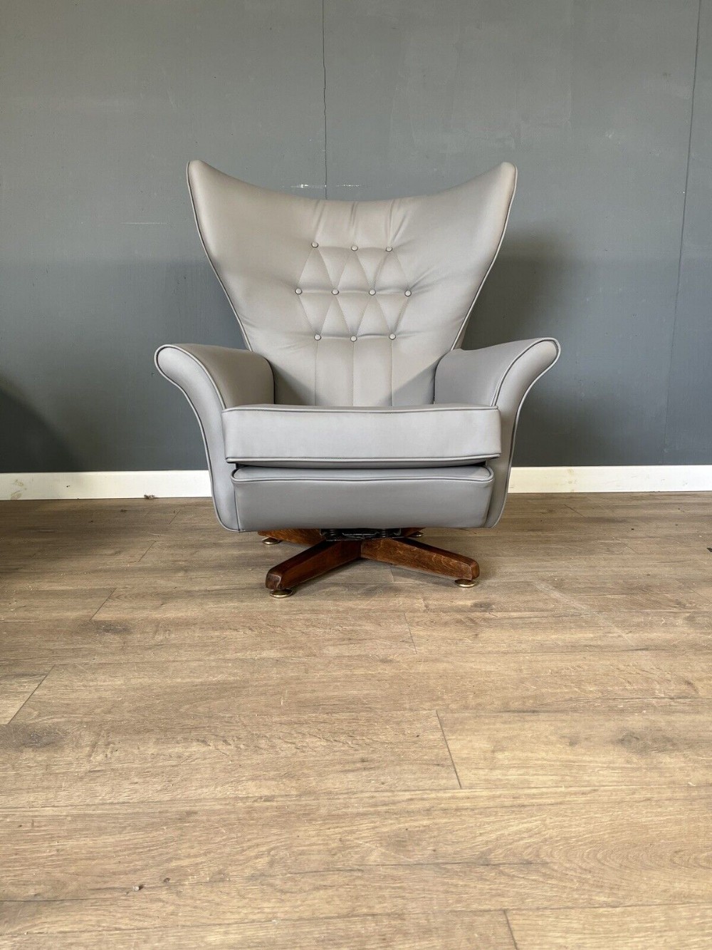 mid century g plan blofeld armchair