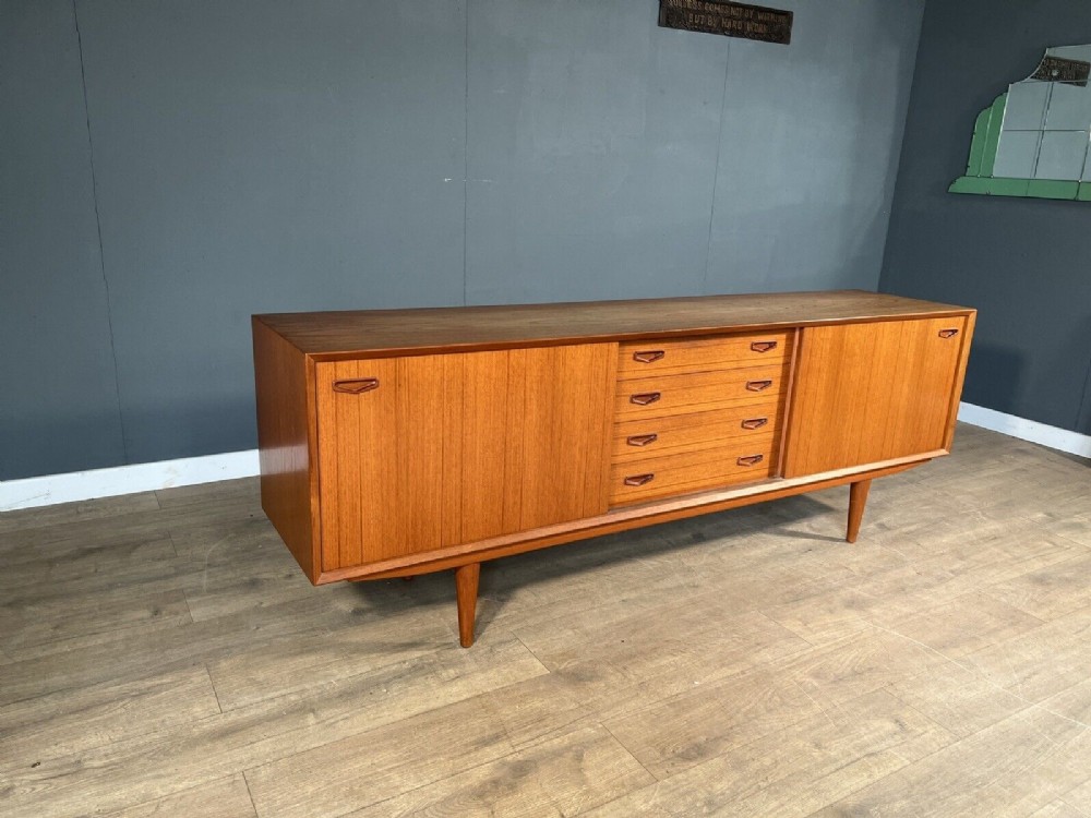 mid century teak sideboard by clausen and son 1960s