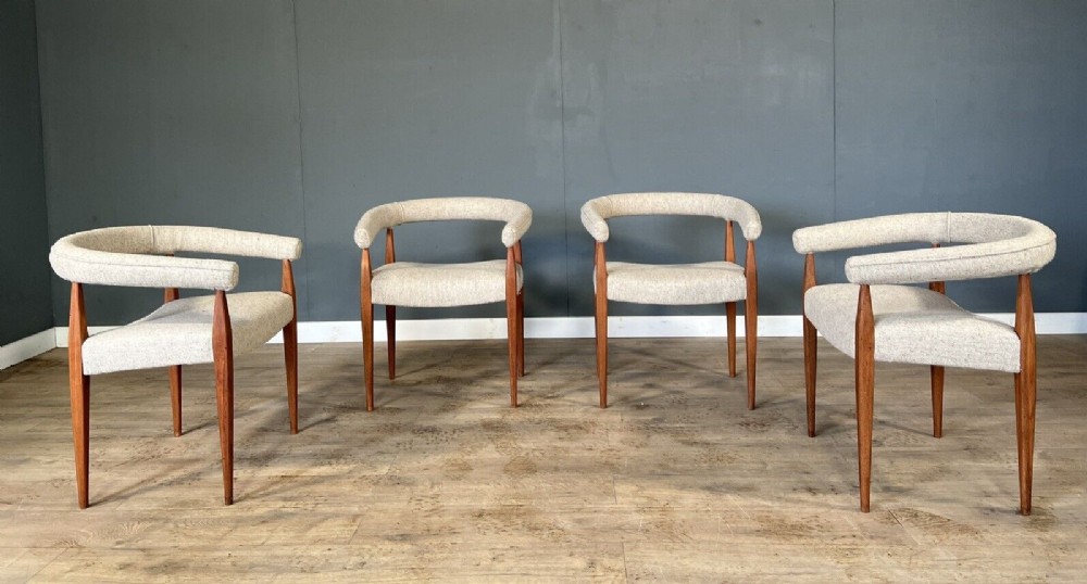 mid century nanna and jorgen ditzel ring chairs 1950s price per chair