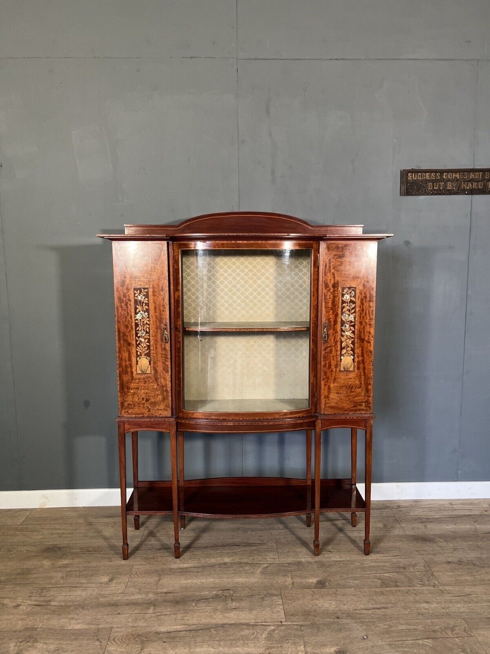 mahogany art nouveau cabinet retailed by liberty london 2 of 2