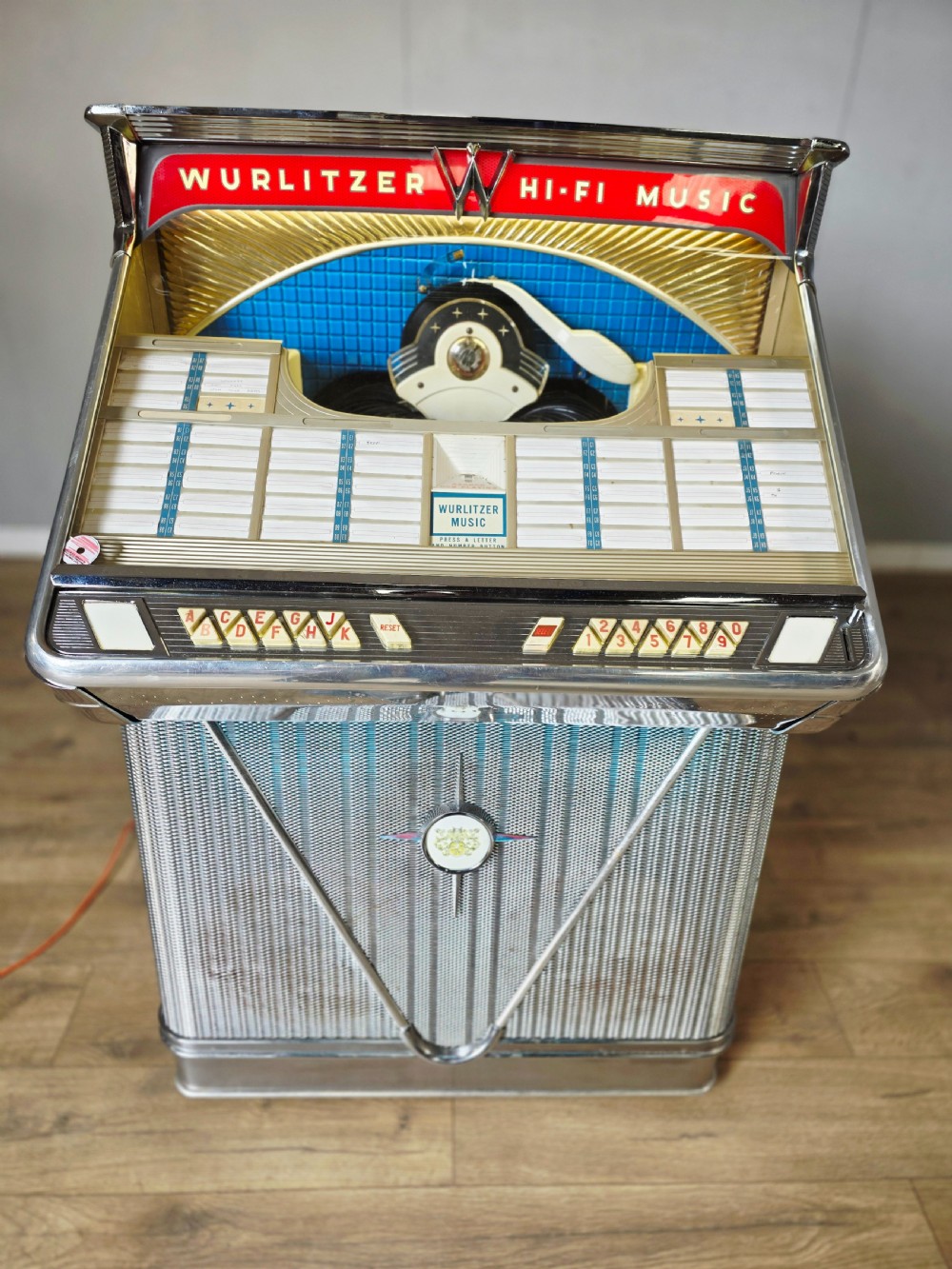 1950s wurlitzer hifi music juke box