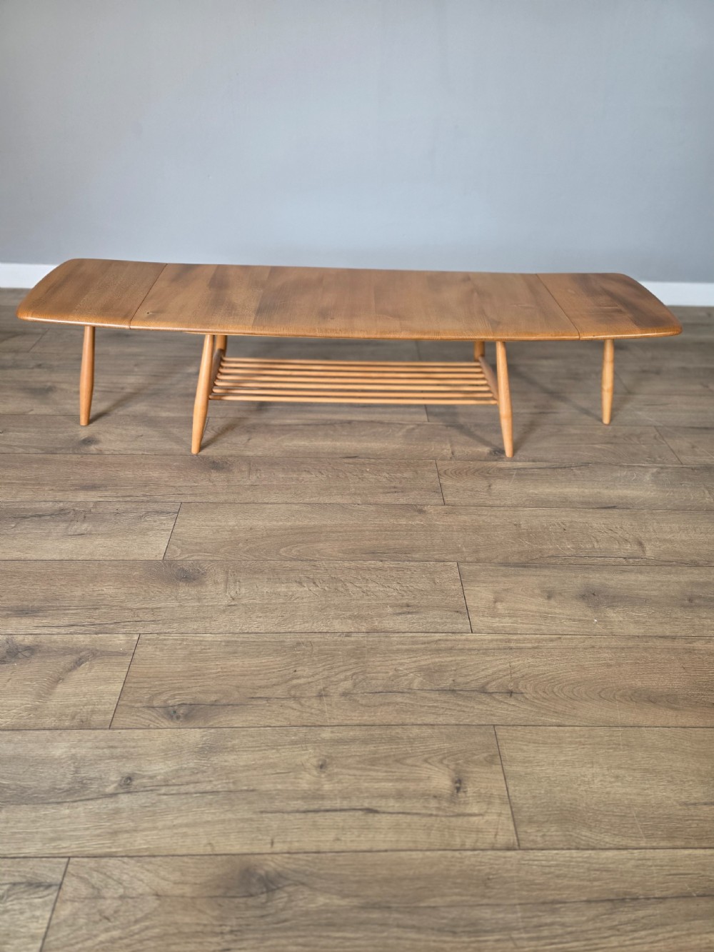ercol drop leaf coffee tableblonde