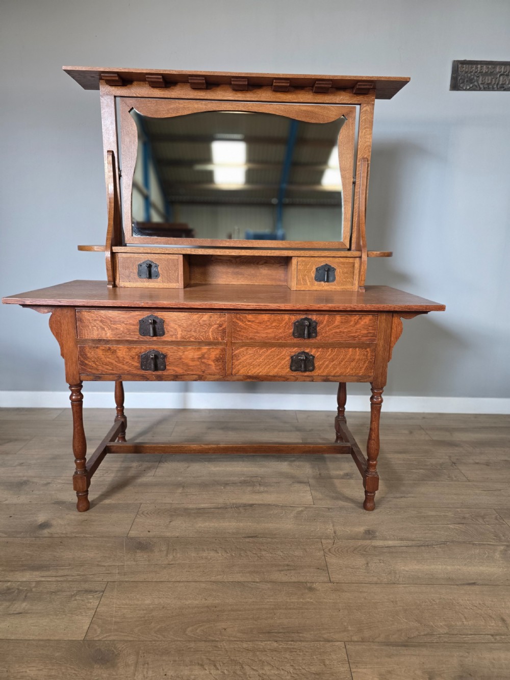 early heals of london antique oak newlyn dressing table