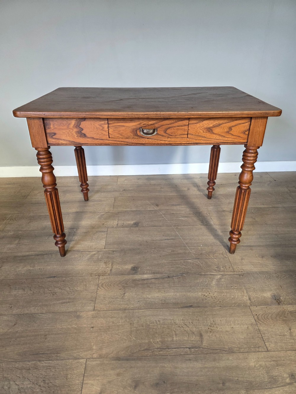 victorian country elm side table