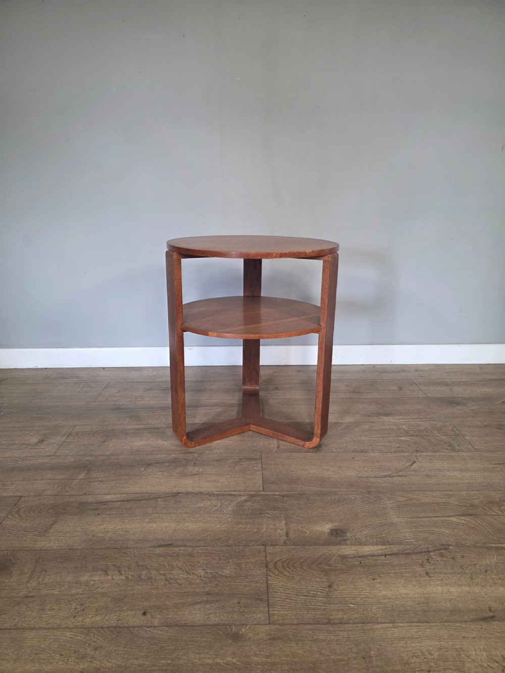 oak art deco sidetablemaija heikinheimo