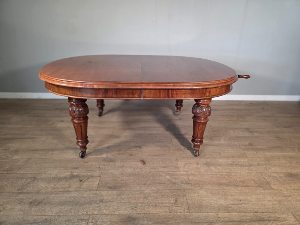 antique victorian mahogany wind out table 1860s