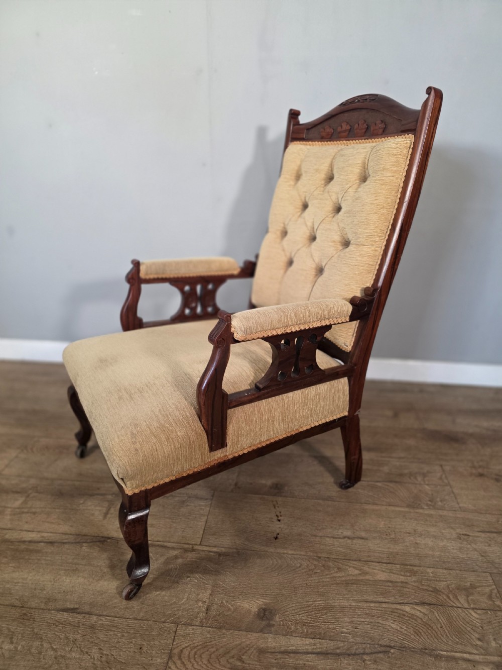 antique walnut edwardian chair 1920s