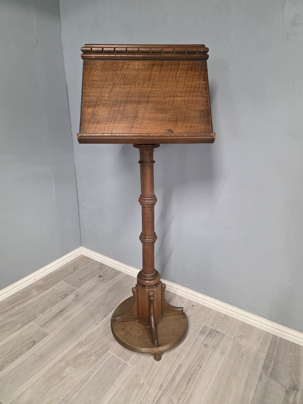 antique victorian church lectern